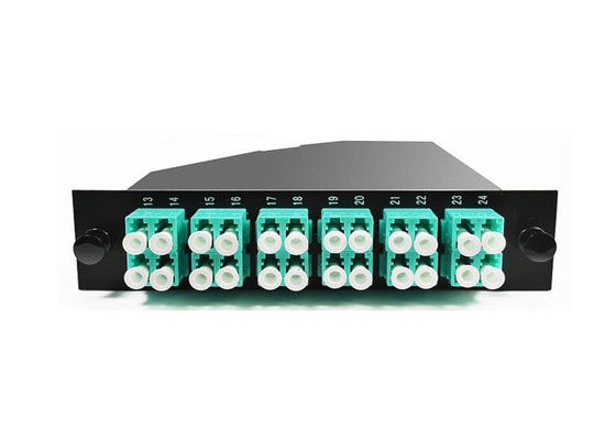 FTTH Fiber Optic Patch Cord MPO&MTP Cassettes 27 x 130 x 126(mm) 12F LC 24F LC 2MPO/MTP-24F LC